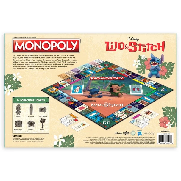 Disney Lilo & Stitch Monopoly Game 2 Disney Lilo & Stitch Monopoly Game - Image 2